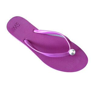 Stuart Weitzman Pearl Sandal Flip Flop Pink Flat Rubber Thong Toe Slip On 12